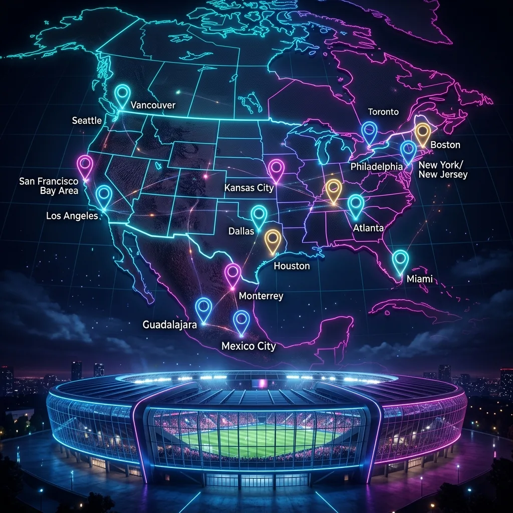 المدن المضيفة وملاعب كأس العالم 2026
